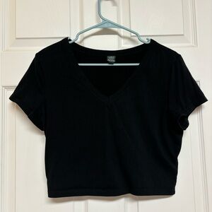 Black Crop Top